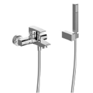 Miscelatore vasca con dotazione doccia