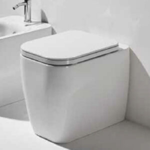 Henge Wc a terra LUCIDO - Bianco